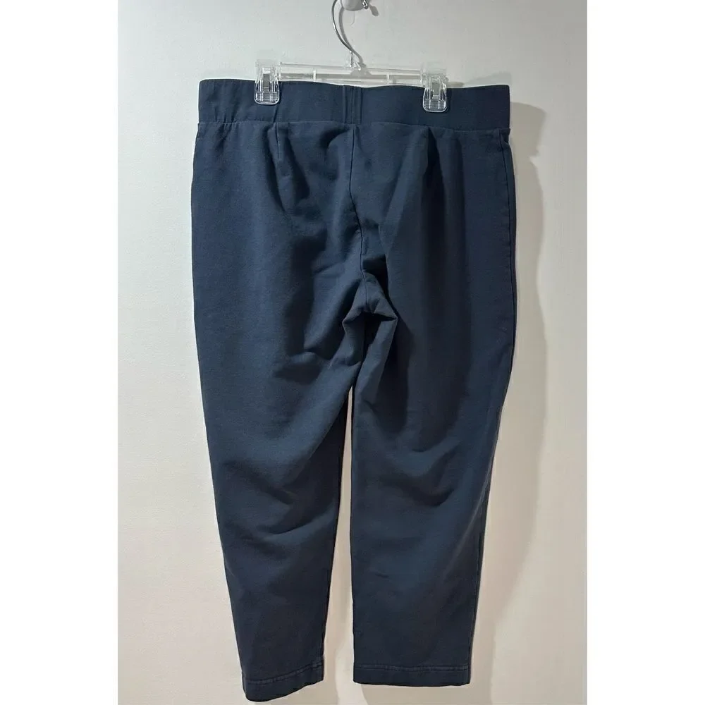 Pure Jill women’s slim leg cropped gray pants size Medium #30-0772 - Picture 2 of 4